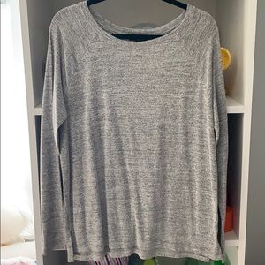 Along sleeved grey tee